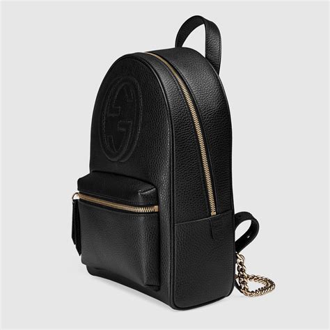 gucci soho leather chain backpack replica|is a gucci bag real.